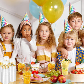 ZCPTZ birthday bee cup boosts festive beverage presentation.