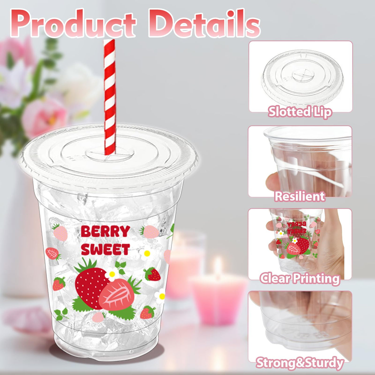 ZCPTZ durable disposable plastic cups for reliable use