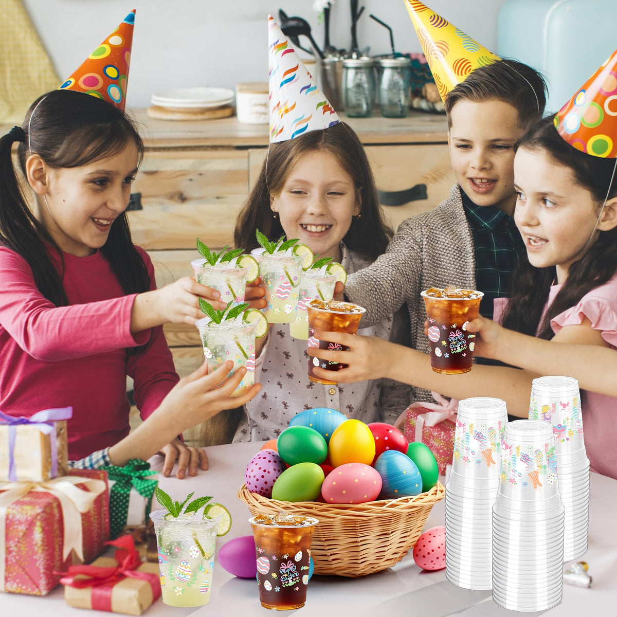 ZCPTZ durable lightweight clear cups 12oz, sturdy enough for daily party use.