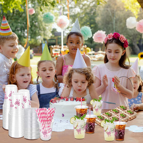 ZCPTZ bow cups promote quick service during busy events.
