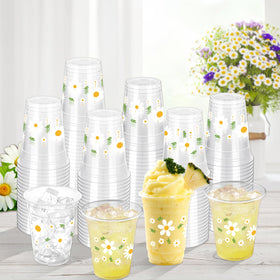 ZCPTZ 100-pack cups provide plenty for daisy-themed gatherings.