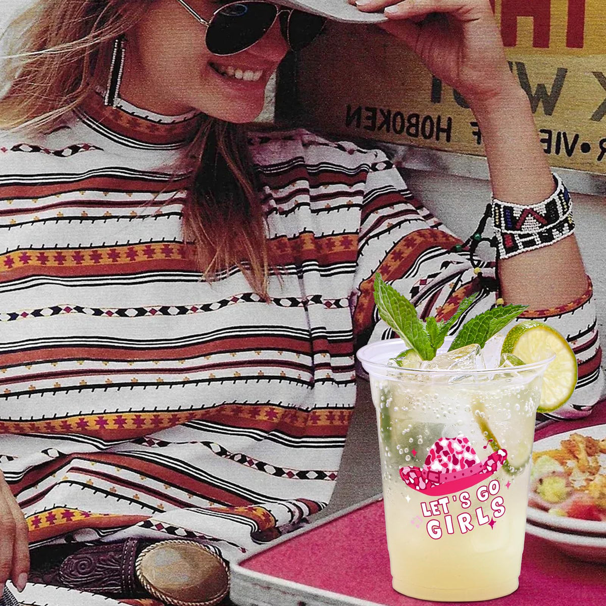 ZCPTZ pink cowgirl cups ideal for birthdays and baby showers with festive vibe.