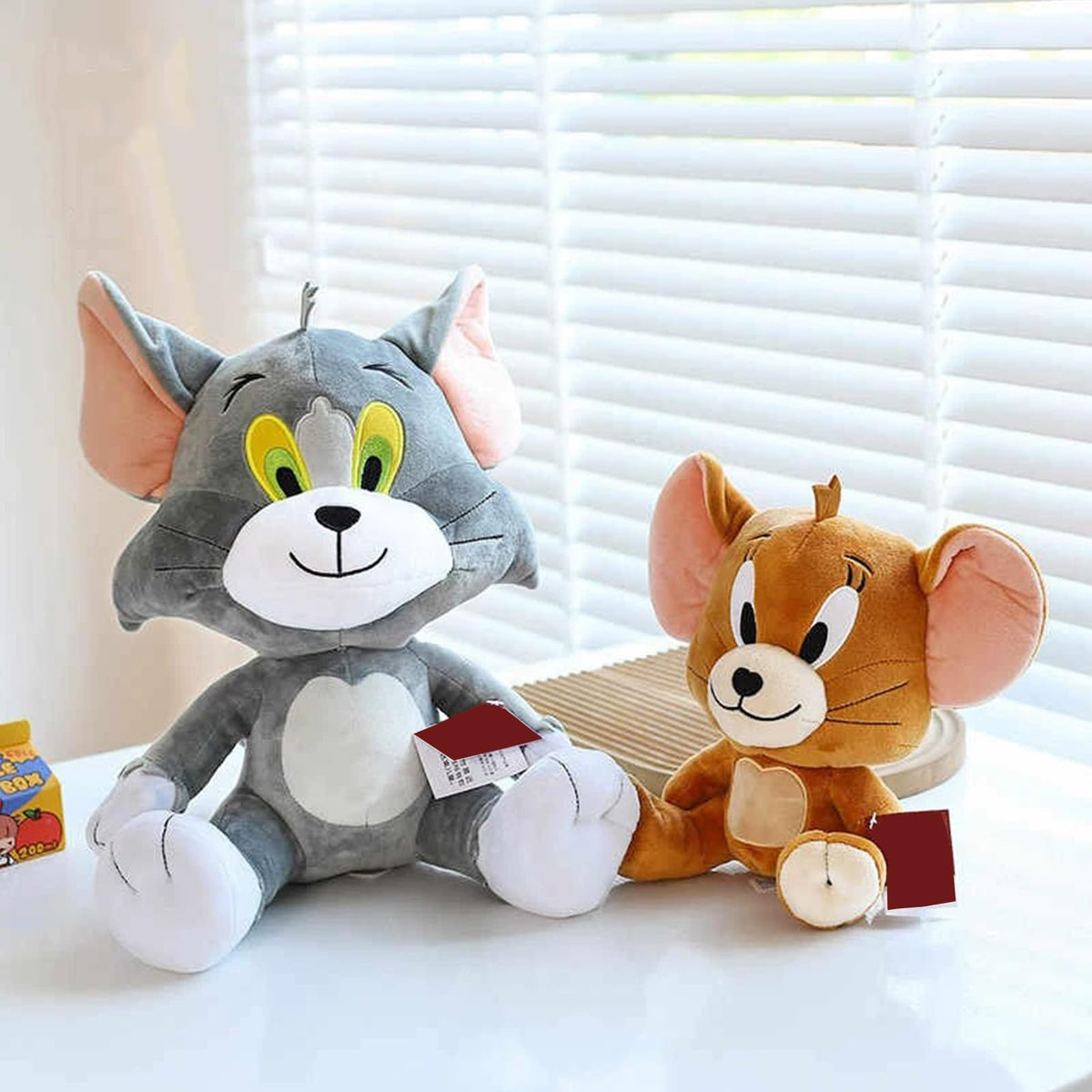 Zcyx0514 Cartoon Mouse Plush 5in front view, ideal desk companion