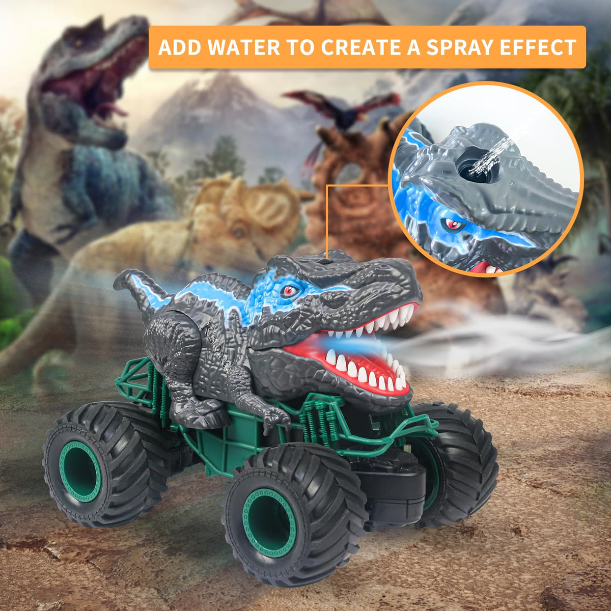 ZDCZ all-terrain drive handles sand, carpet, and grass with ease.