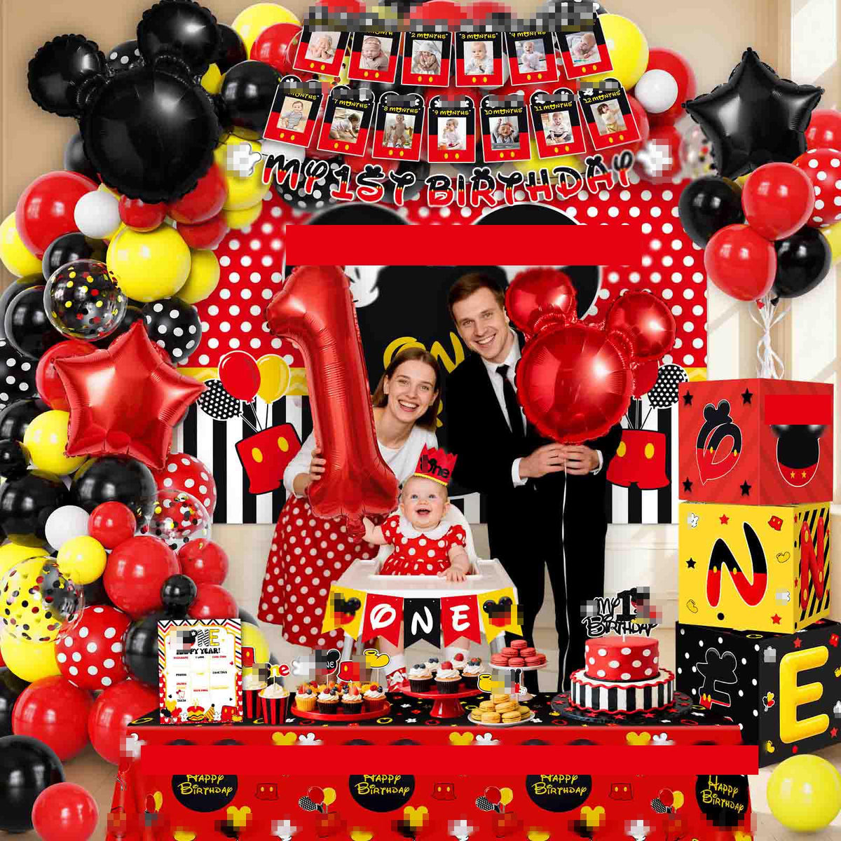 ZDHOOKAN cupcake toppers table decor emphasizes cute details for party desserts