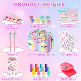Zdolmy Glitter powders add sparkle to DIY nail designs.