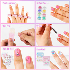 Zdolmy Nail Dryer speeds up drying for quick, kid-friendly sessions.