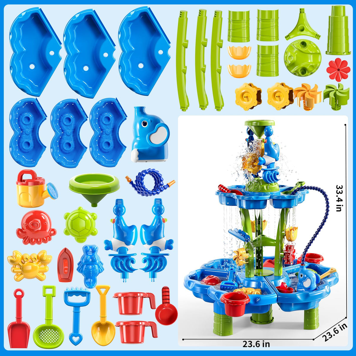 ZDRKWSM included accessories set supports interactive play