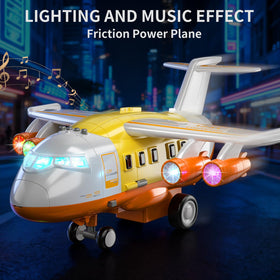 ZDRKWSM airplane toy with two slides allows quick vehicle exits during action play.