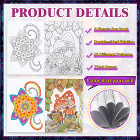 Zealor small mandala pages are perfect for pencils and color recognition practice.