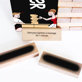 Zealous Nutrition Naughty Tower ideal for date nights with playful prompts.
