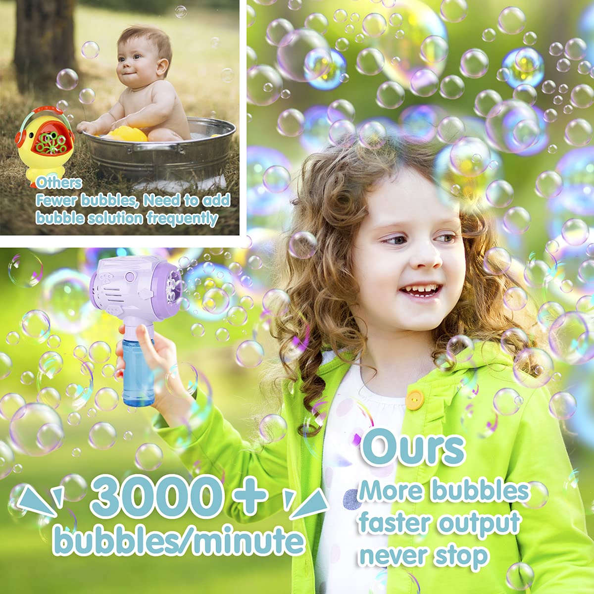 Zealous Toys bubble solution and concentrate included in the package