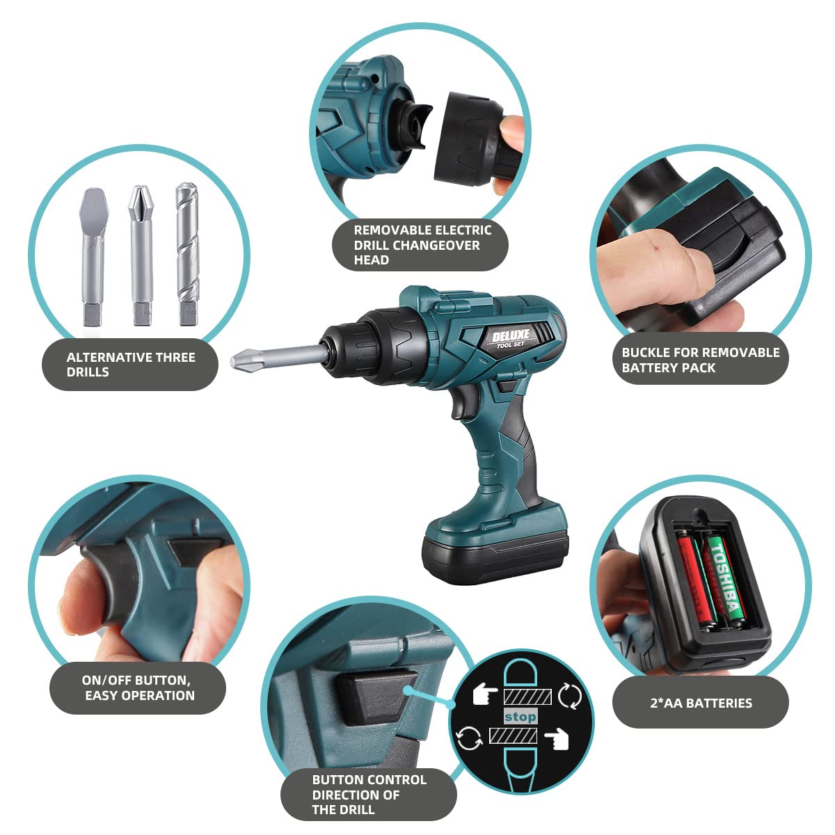 Zealous Toys hammer and screwdrivers set supports creative construction play.