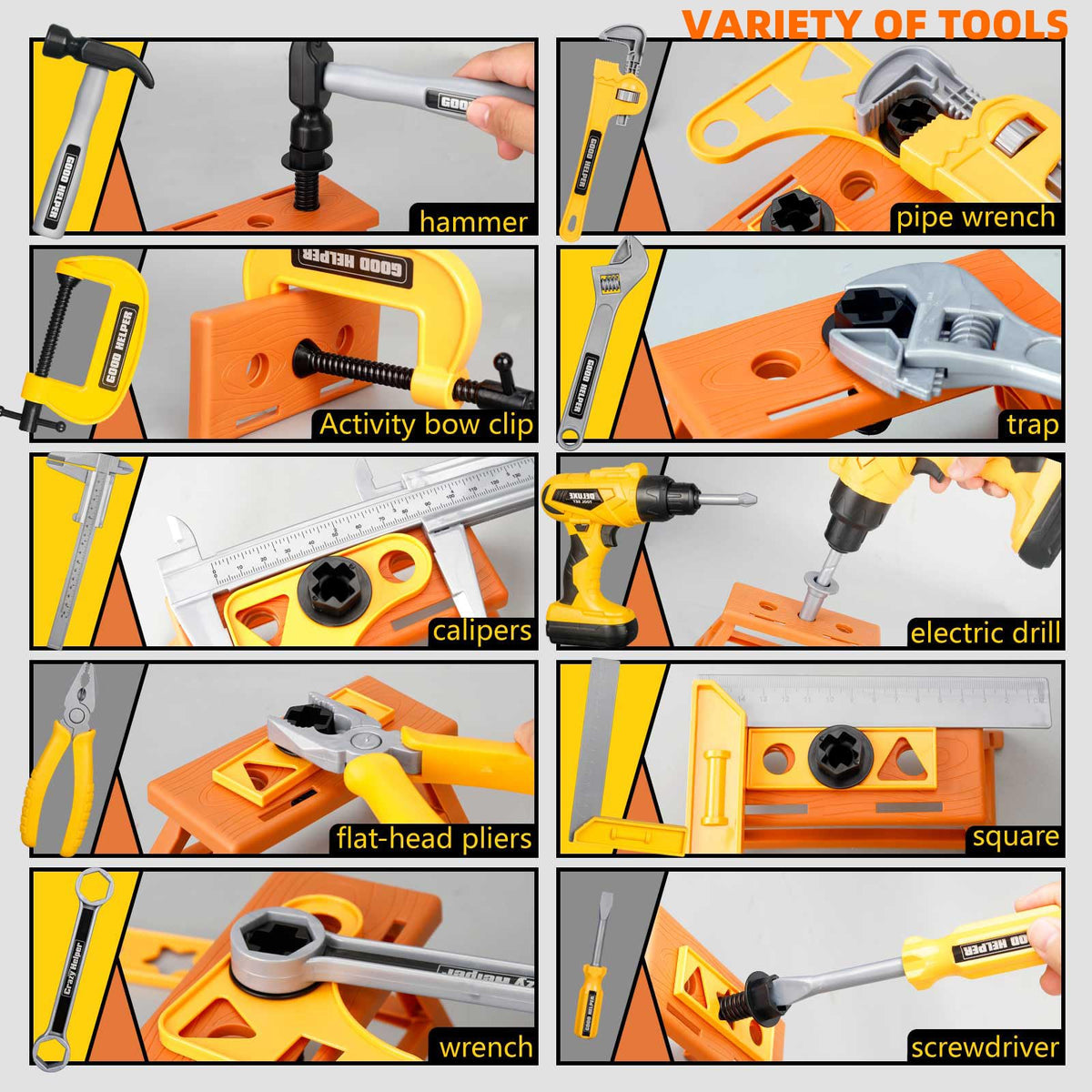 Zealous Toys interchangeable bits offer versatile pretend construction scenarios.