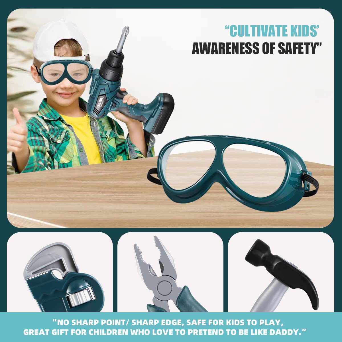 Zealous Toys safety goggles and mask promote safe, immersive play sessions.