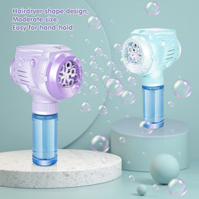 Zealous Toys two-pack bubble machines providing bubbles for a party