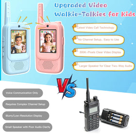 ZealSound walkie talkie screen closeup for clear video chats