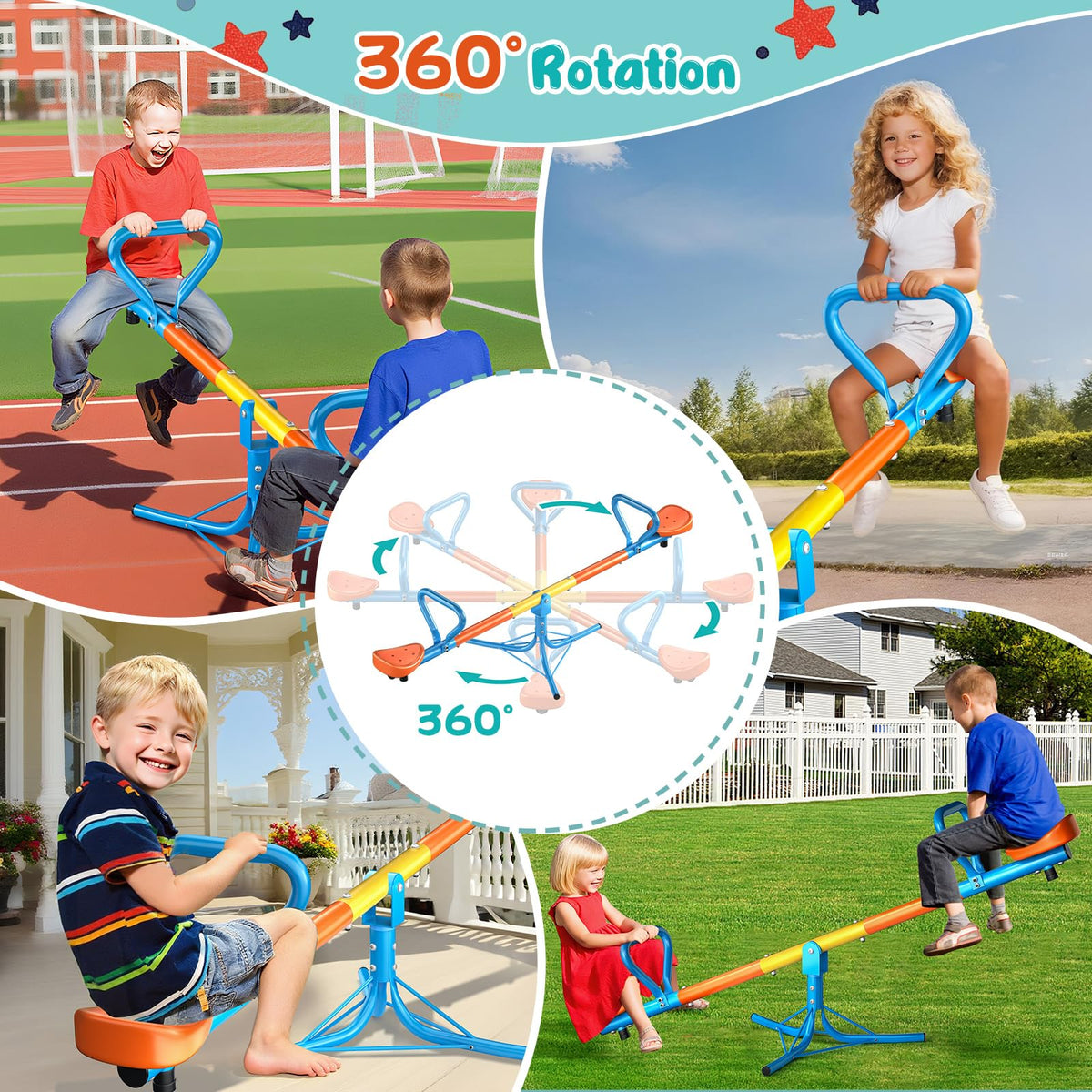 ZeathToits Seesaw suitable for outdoor and indoor setups