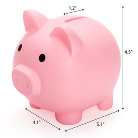 ZEAYEA piggy bank durable plastic for unbreakable everyday use.