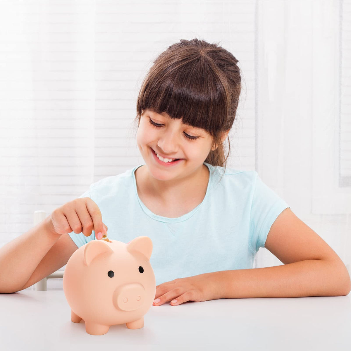 ZEAYEA piggy bank room decor complements any space.