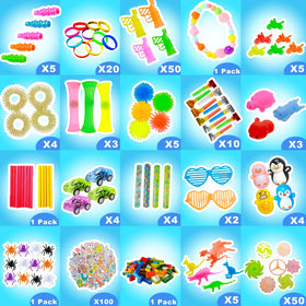 ZEAYOU classroom prizes treasure box with diverse reward options.