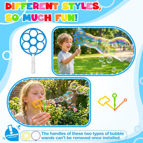 Zecckige bubble trays multi-size for quick dips and varied bubbles.