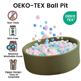 Noise-reducing interior supports calm play in busy rooms