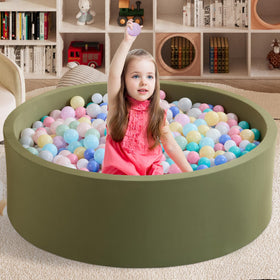 Soft memory foam padding cushions gentle tumbles in the Zedachica pit