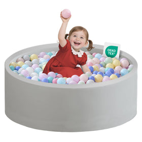 Zedachica Ball Pit closeup of soft fabric for toddlers