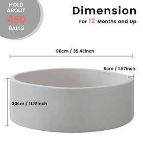 Zedachica Ball Pit zipper opening for quick assembly
