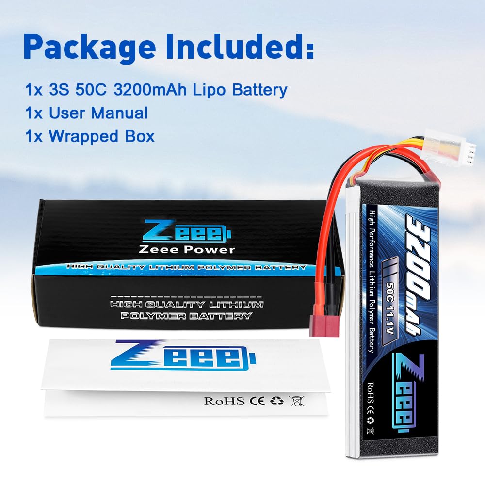 Zeee 2-pack included offers ready-to-run power for multiple RC setups