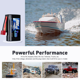 Zeee 2S battery offers long cycle life for longer RC sessions