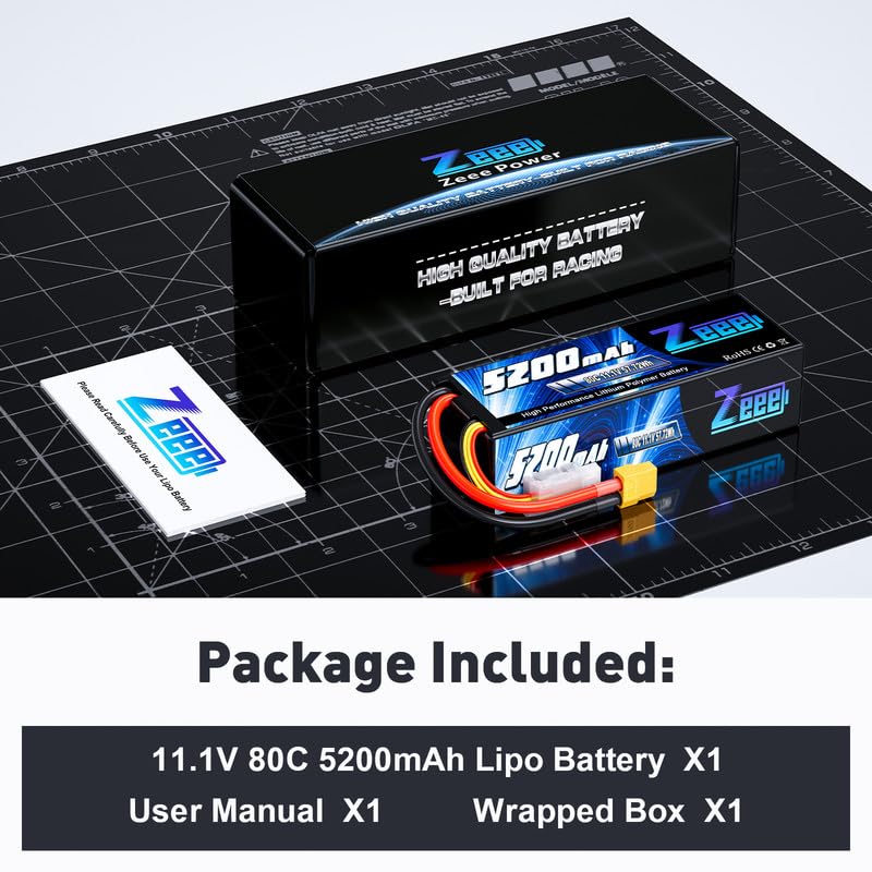 Zeee 3S 5200mAh LiPo arrives ready for use with common chargers