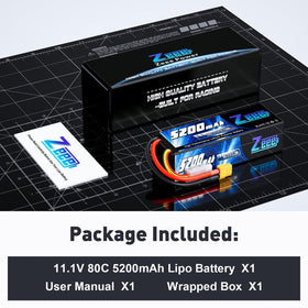 Zeee 3S 5200mAh LiPo arrives ready for use with common chargers