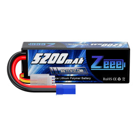Zeee 3S 5200mAh LiPo with EC5 hard case for durable RC power