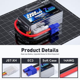 Zeee 3S Shorty battery weighs about 137 grams for nimble setups.