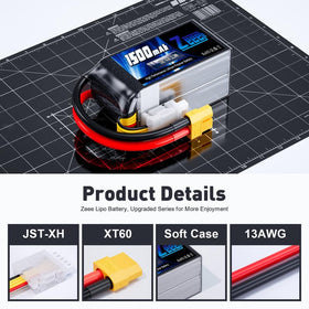 Zeee graphene 4S 1500mAh battery highlighting steady power potential