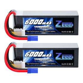 Zeee 6S 6000mAh battery with EC5 connector for reliable power.