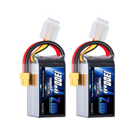 Zeee graphene 4S LiPo battery top view for compact FPV power