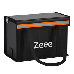 Zeee Lipo Battery Bag with fireproof fabric for safe charging and storage.