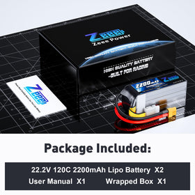 Zeee 2-pack includes two batteries for extended sessions