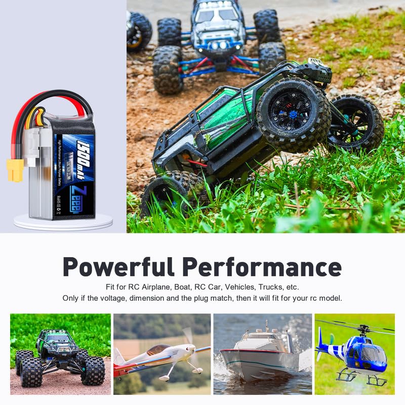 Zeee 2-pack RC battery box packaging and accessories