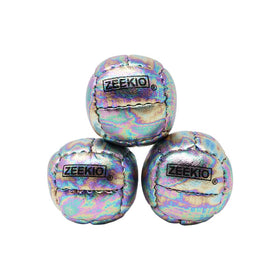 Zeekio Galaxy juggling balls pack-3 front view highlighting the 12-panel design