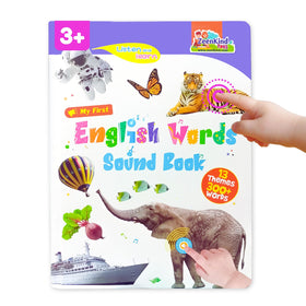 ZeenKind English Words Sound Book front cover for engaging early vocabulary.