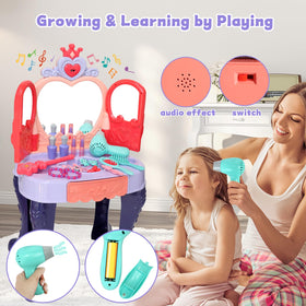 Zefinot hair dryer and brushes kit enhances role-play grooming.