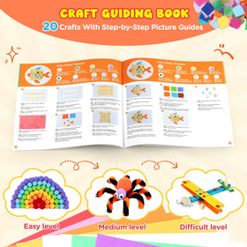 Zefy portable craft box with handle for crafting anywhere.