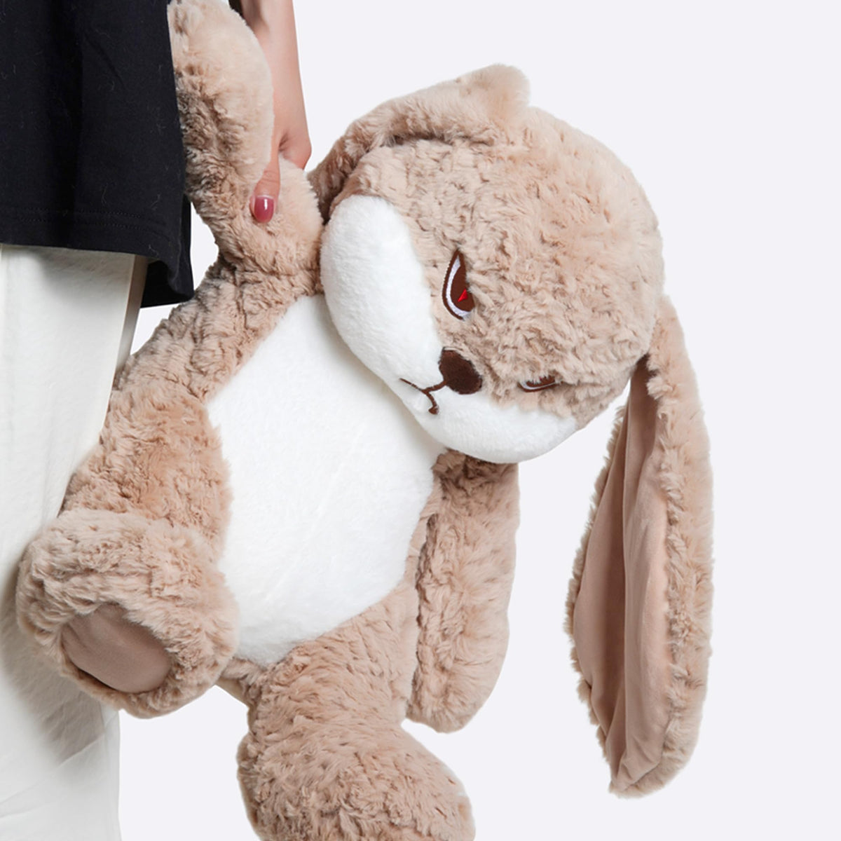 ZEIO Grumpy Bunny snuggle pose ideal for quiet nights and naps.
