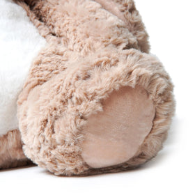 ZEIO Grumpy Bunny in a snuggle setup, ready for bedtime stories.