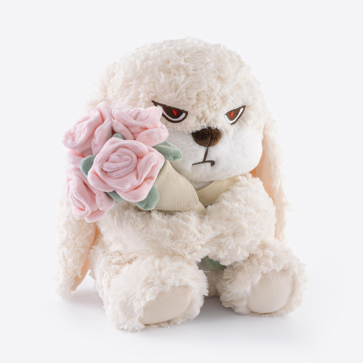 Zeiove bunny plush sized 11.4 inches for comfy cuddles.