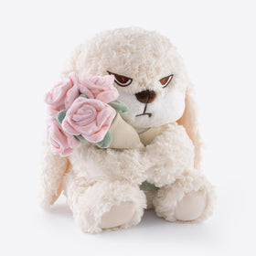 Zeiove bunny plush sized 11.4 inches for comfy cuddles.